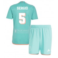 Camisa de time de futebol Inter Miami Sergio Busquets #5 Replicas 3º Equipamento Infantil 2024-25 Manga Curta (+ Calças curtas)